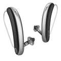 Signia Styletto 7IX Hearing Aids - Black and Silver