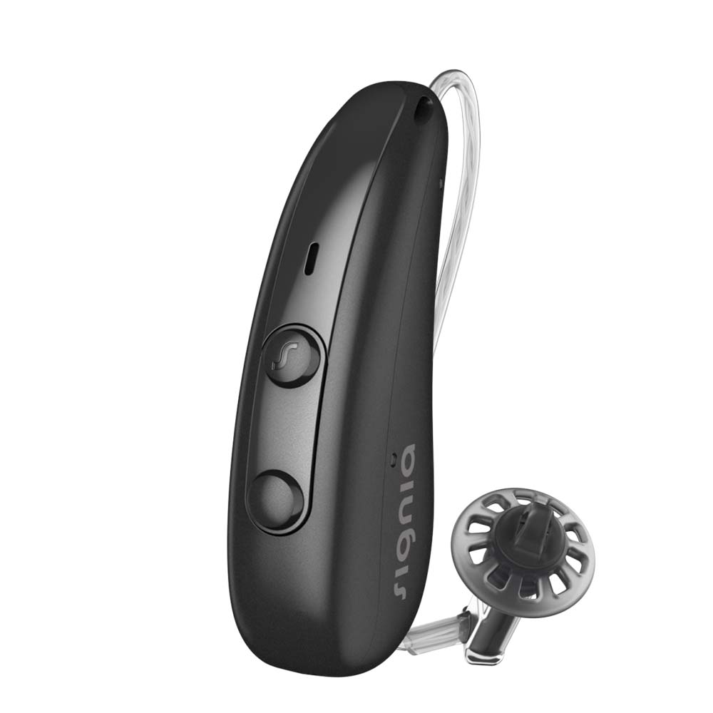 Signia Pure Charge&Go 5IX Hearing Aids - Black