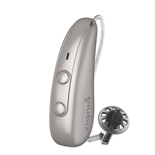 Signia Pure Charge&Go 3IX Hearing Aids - Dark Champagne