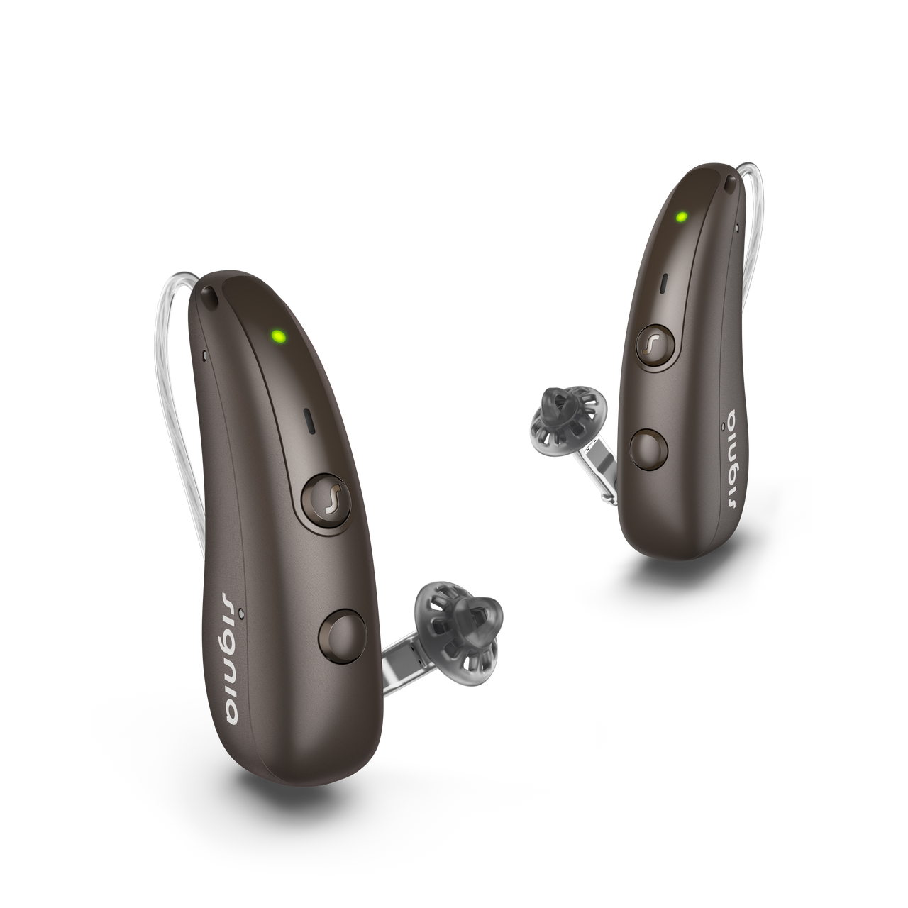 Signia Pure Charge&Go BCT 3IX Hearing Aids - Deep Brown