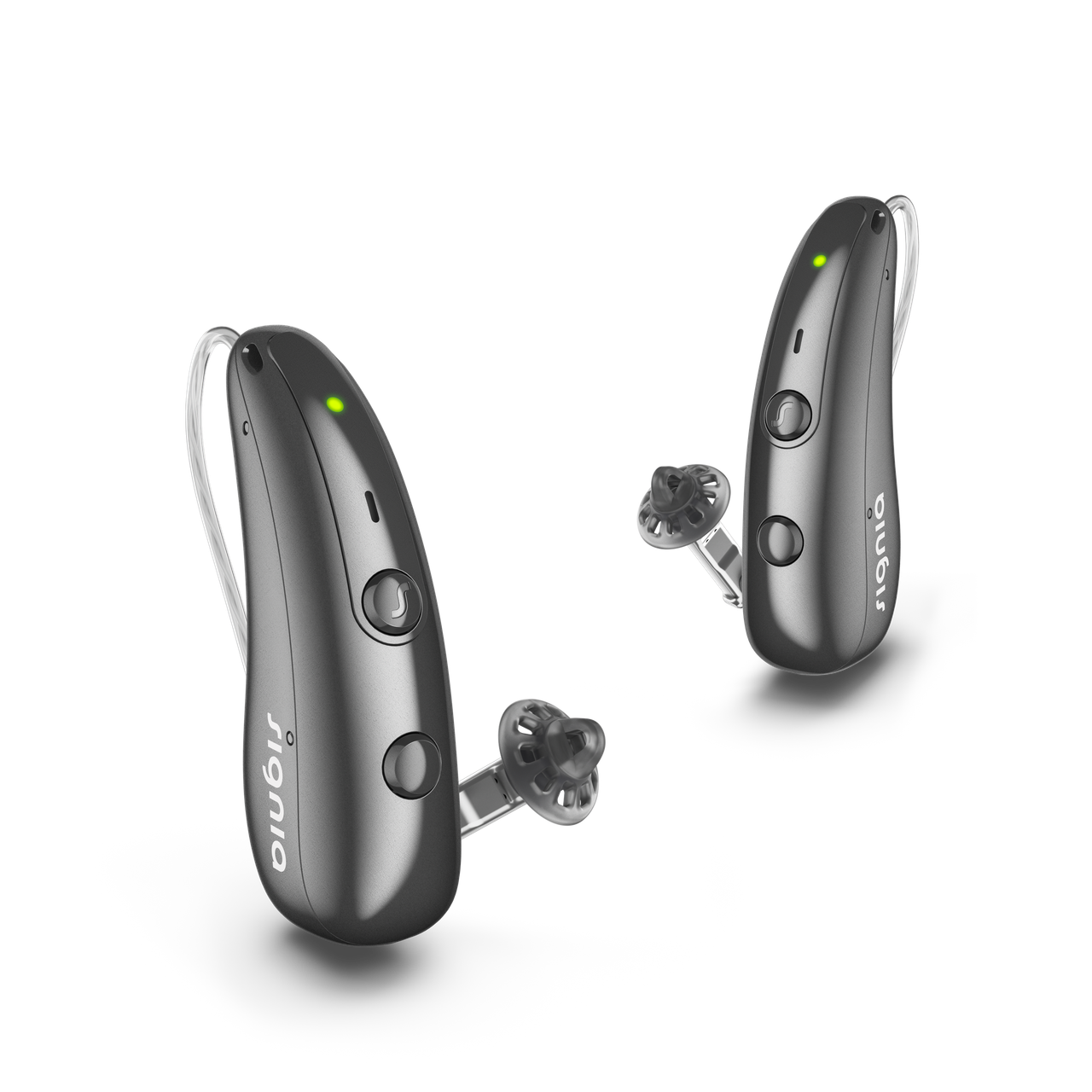 Signia Pure Charge&Go BCT 5IX Hearing Aids - Graphite