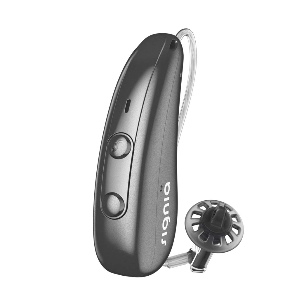 Signia Pure Charge&Go 5IX Hearing Aids - Graphite