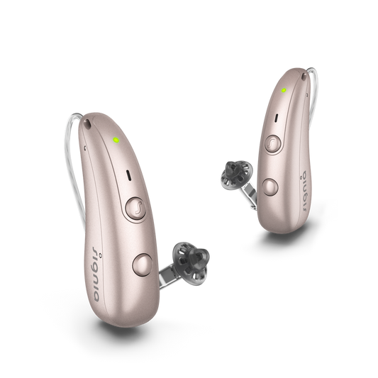 Signia Pure Charge&Go BCT 5IX Hearing Aids - Rose Gold