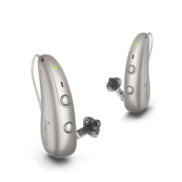 Signia Pure Charge&Go BCT 5IX Hearing Aids - Silver